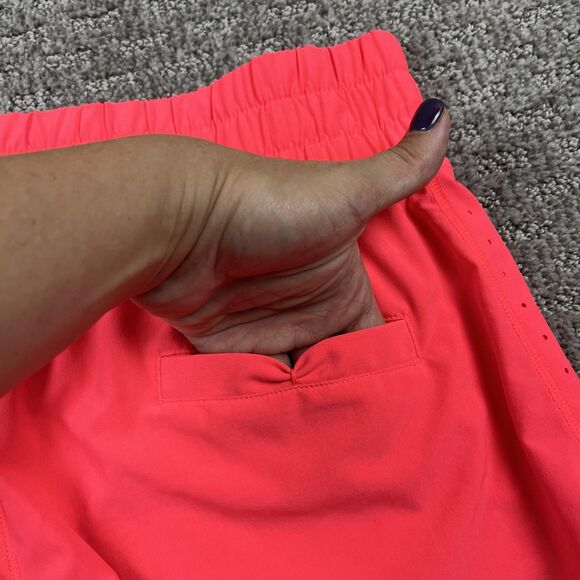 Zella Shorts Womens Medium Pink Running Athletic Elastic Waist Gym Workout - Picture 4 of 14
